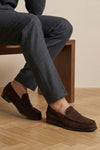 rowley suede loafers
