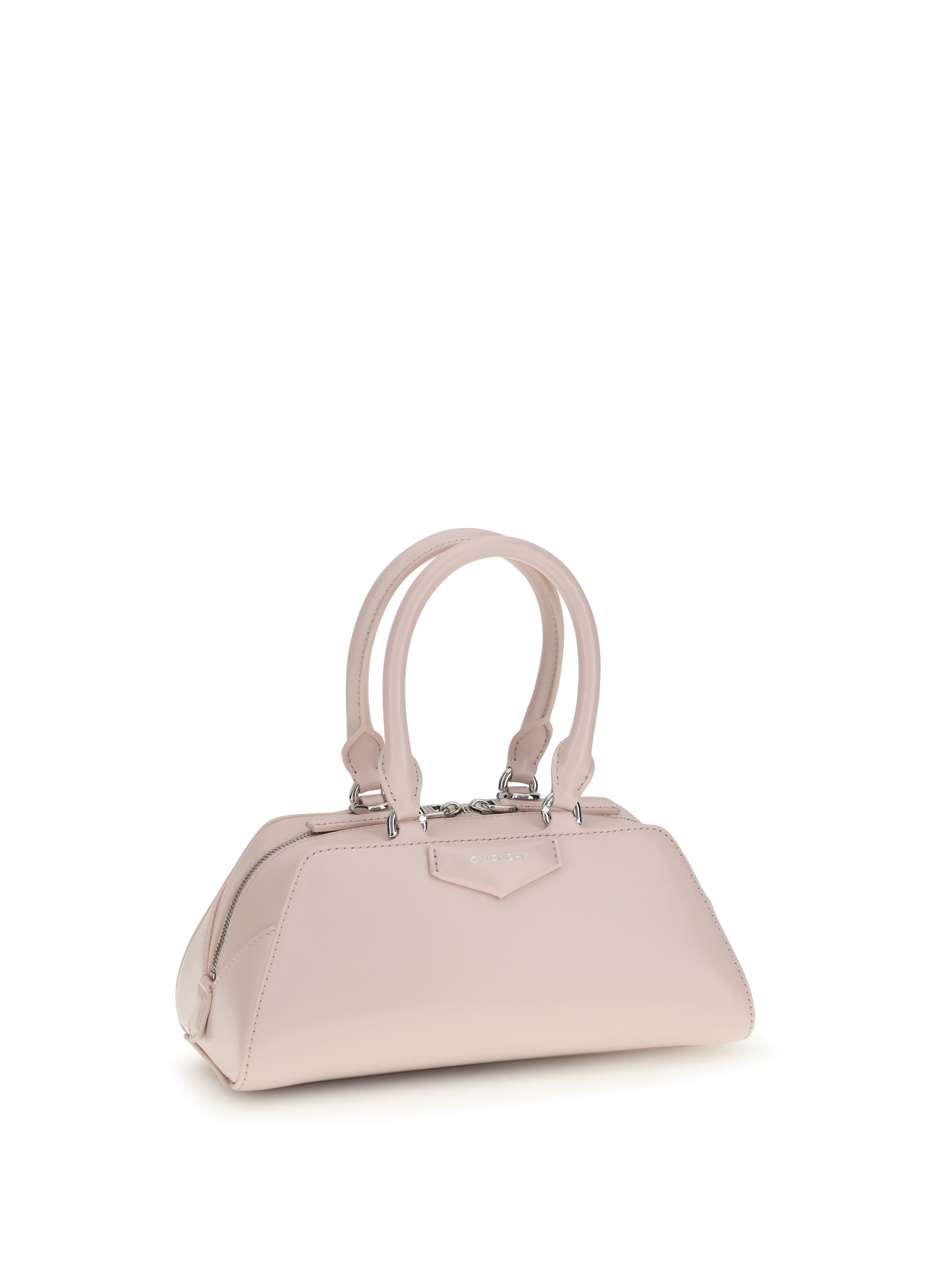 antigona east-west mini leather box handbag