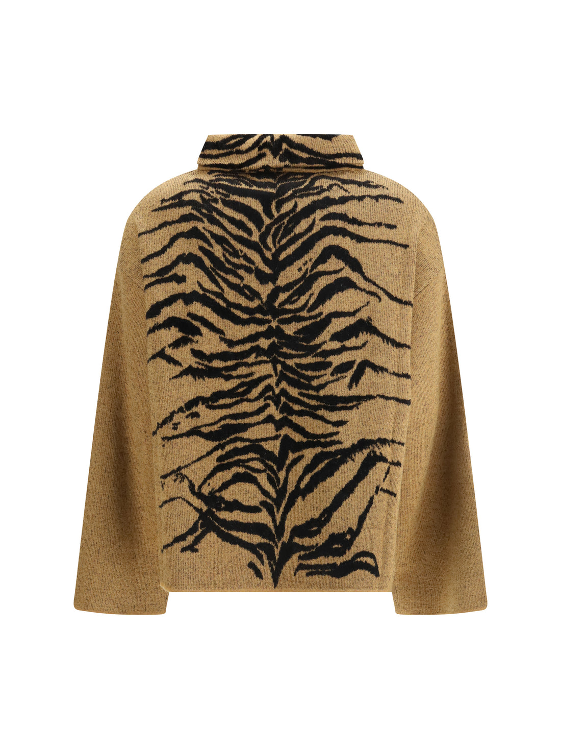 ALAIA 40 wool pullover with a jacquard tiger motif