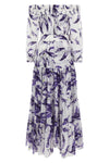 eden long dress in cotton muslin