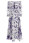 eden long dress in cotton muslin