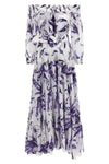 eden long dress in cotton muslin