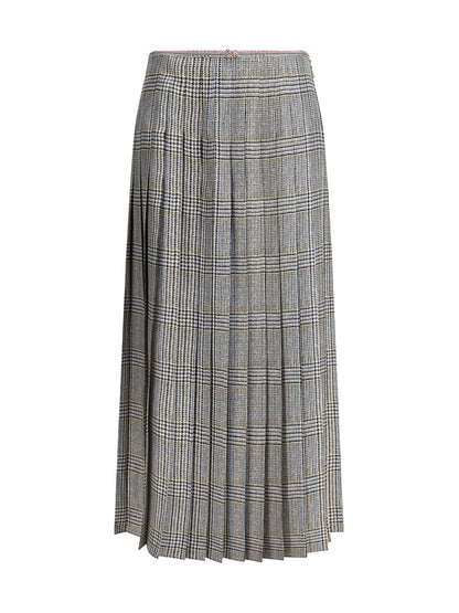 THOM BROWNE 40 silk tweed skirt