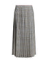 THOM BROWNE 40 silk tweed skirt
