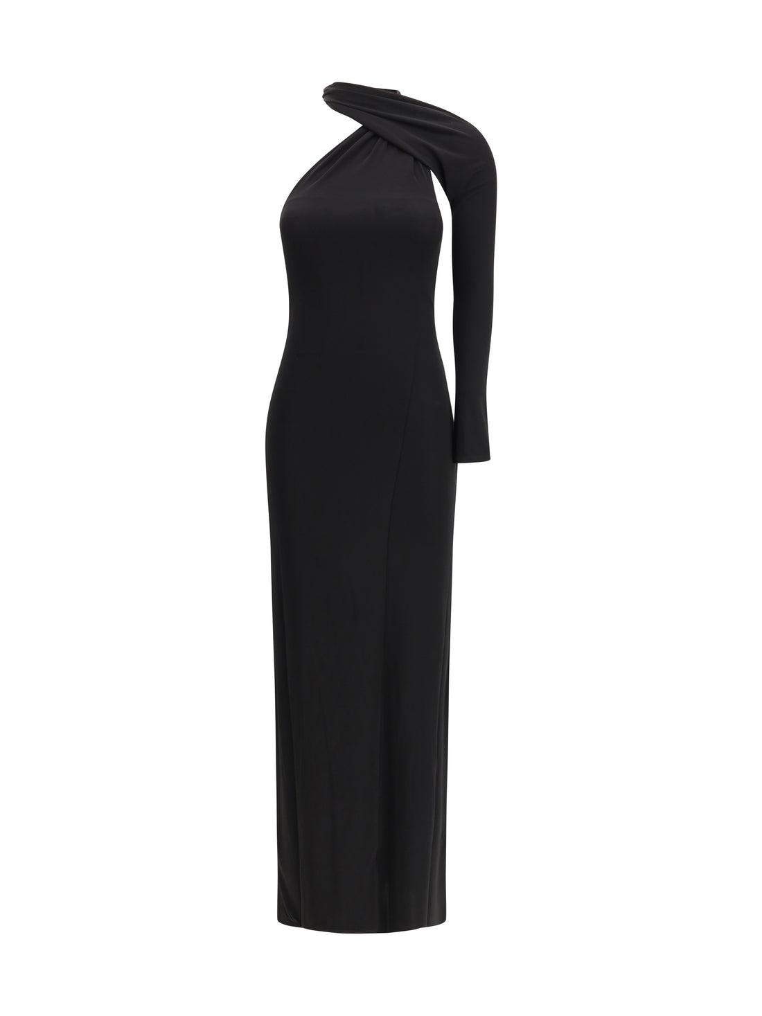 COURRÈGES M one-shoulder maxi dress 