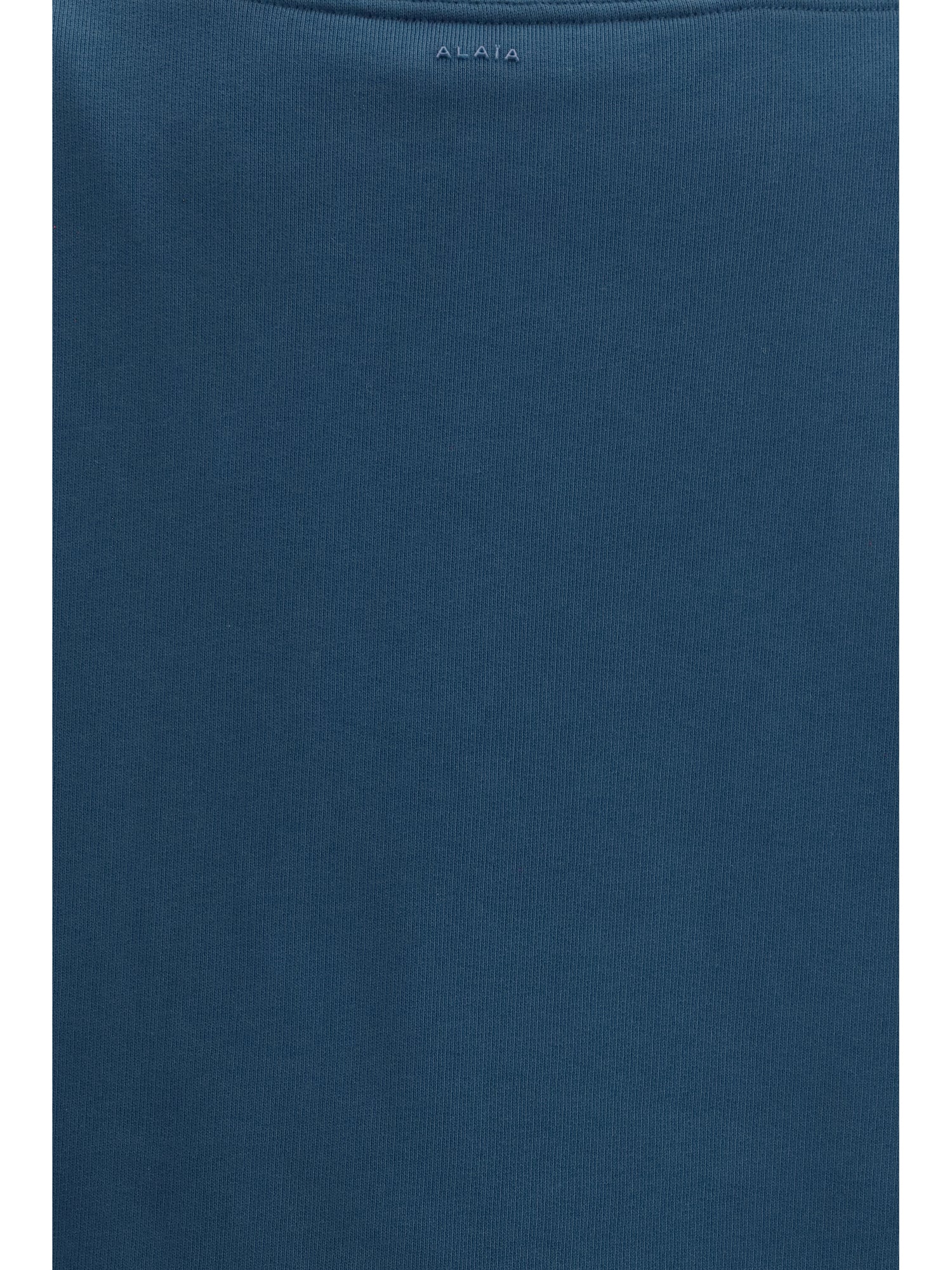 ALAIA 38 cotton sweatshirt with a boat neckline