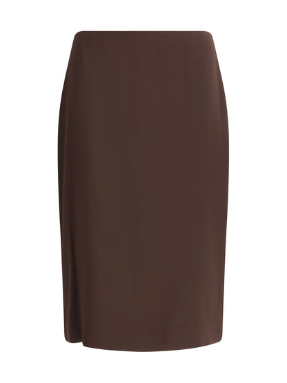 TOM FORD 40 satin midi skirt