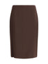 TOM FORD 40 satin midi skirt