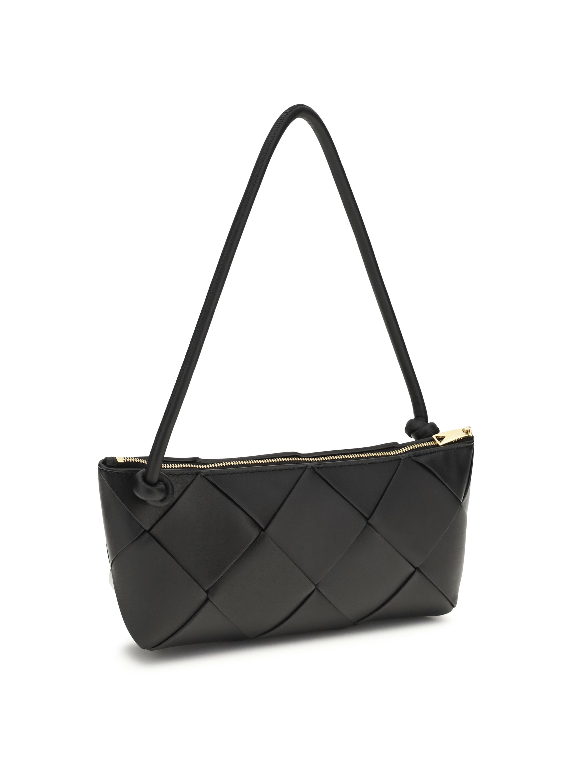 woven leather clutch