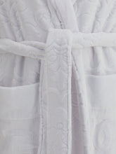 DOLCE & GABBANA L cotton terry jacquard bathrobe 