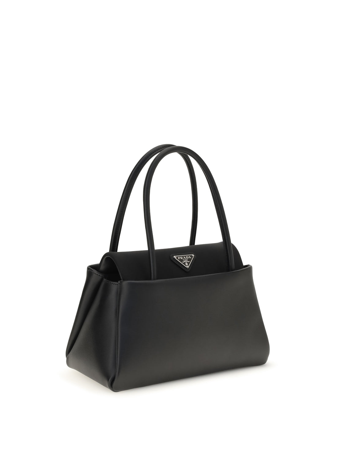 PRADA OS top handle bag with triangle logo