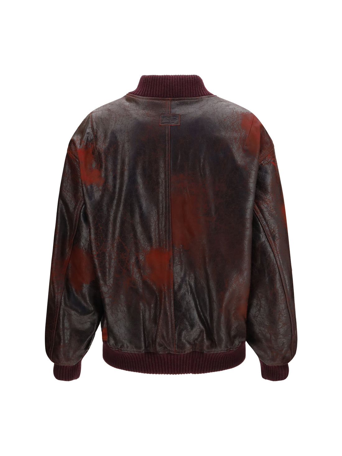 VALSTAR 38 oversized crackle nappa bomber