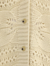 ERMANNO SCERVINO 38 perforated cashmere cardigan