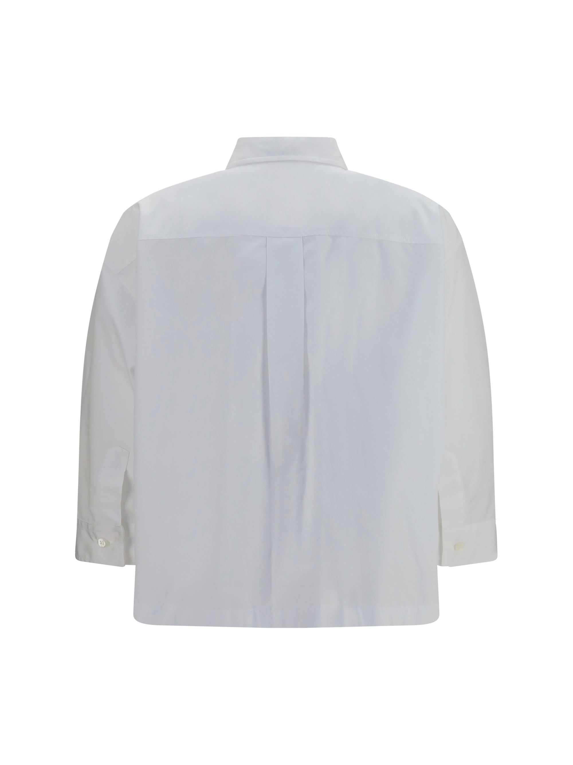cotton shirt with monili details