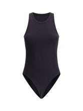 ALAIA 38 halter ribbed bodysuit