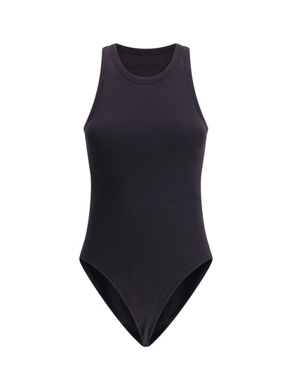 ALAIA 38 halter ribbed bodysuit