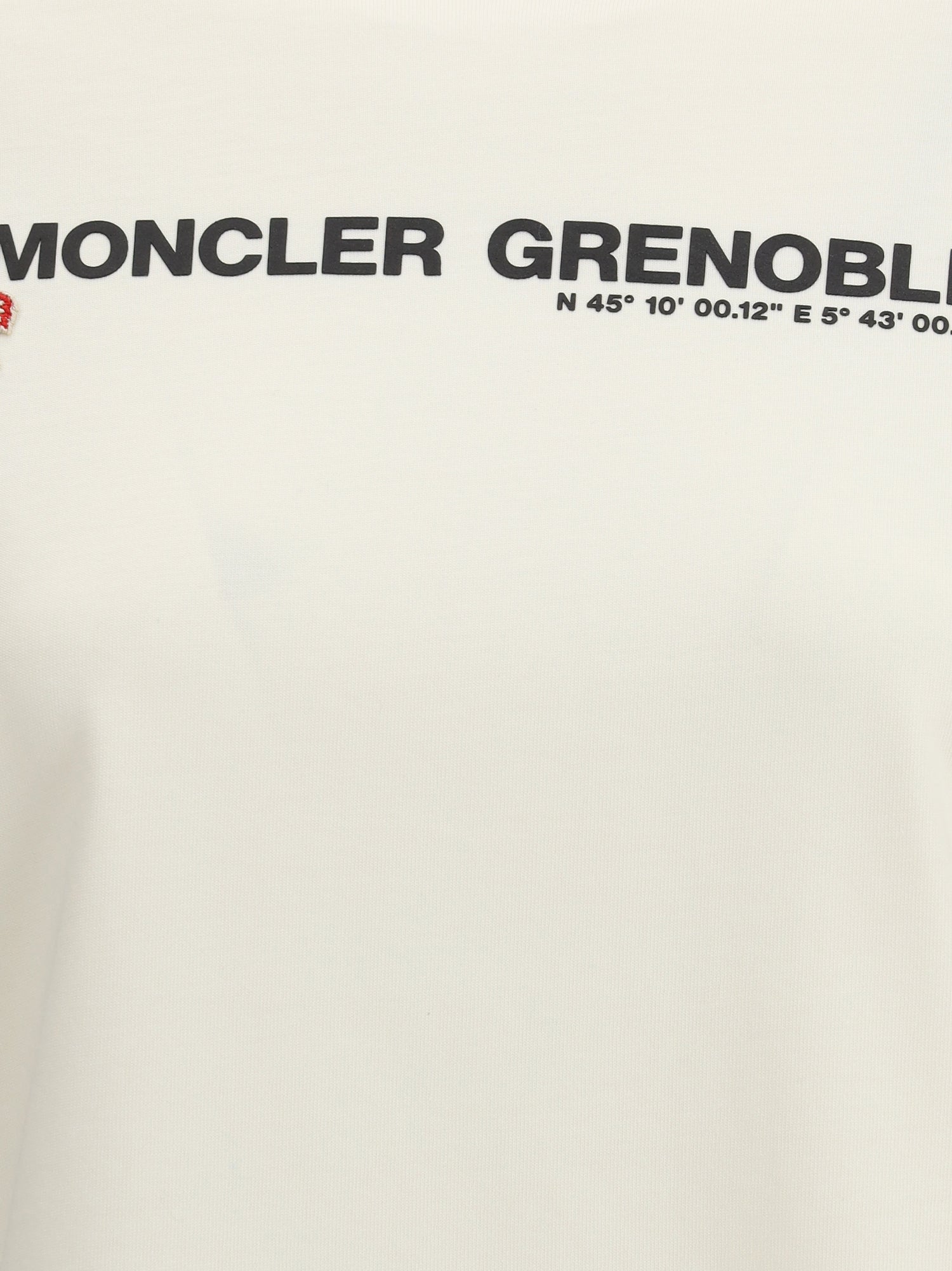 MONCLER GRENOBLE L contrasting logo t-shirt