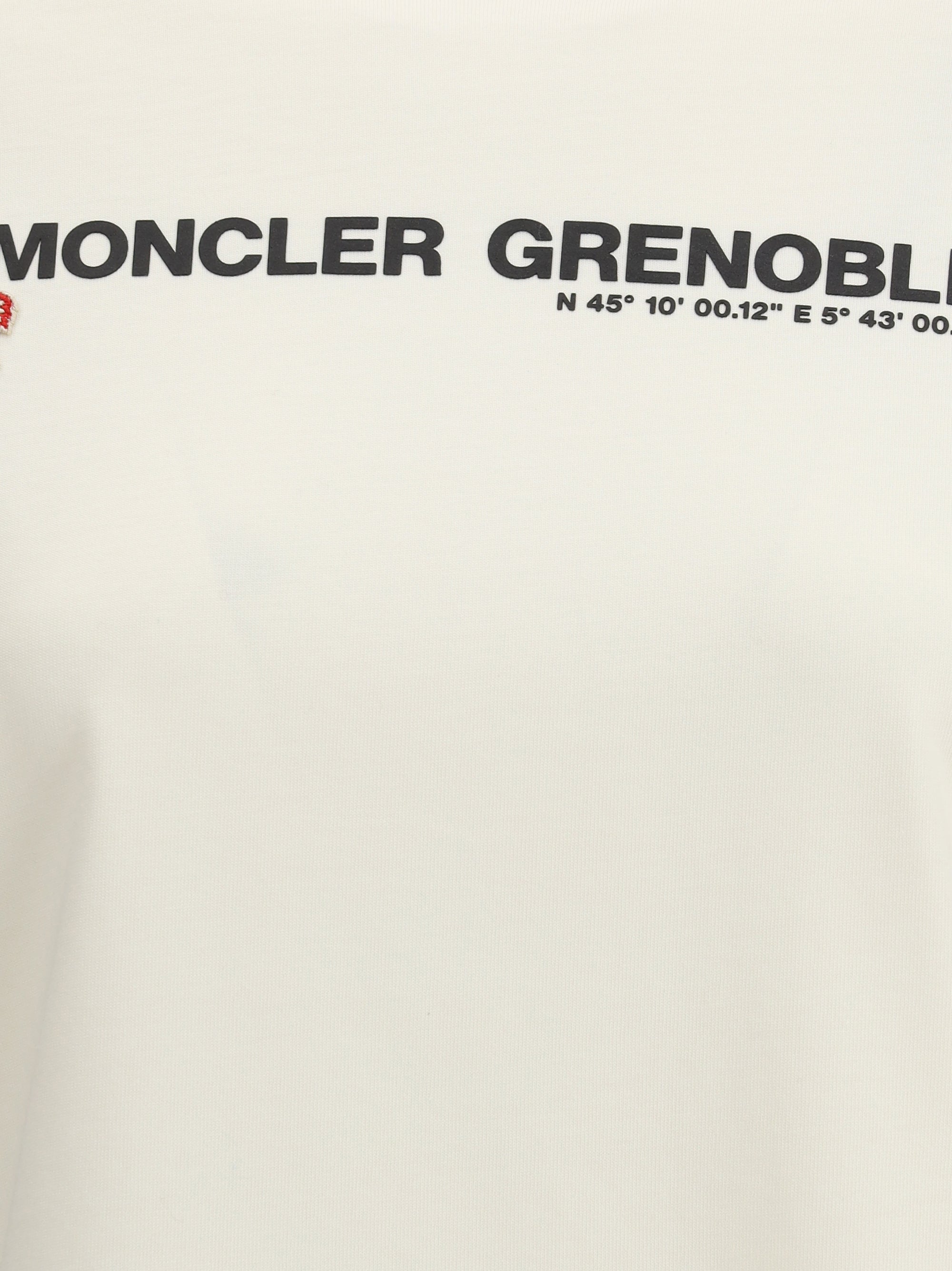 MONCLER GRENOBLE L contrasting logo t-shirt