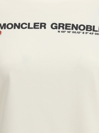 MONCLER GRENOBLE L contrasting logo t-shirt