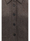 cashmere-blend zig zag shirt