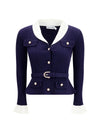 ribbed cardigan