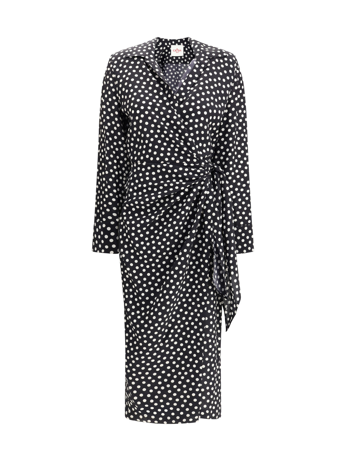 CRIDA MILANO 0 como dress in crêpe de chine