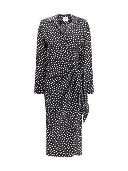 CRIDA MILANO 0 como dress in crêpe de chine