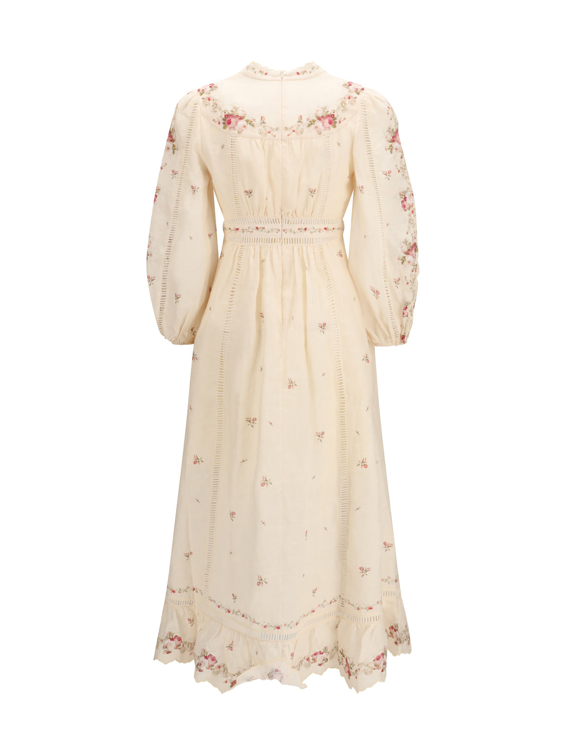 ZIMMERMANN 2 patience plunging midi dress