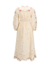 patience plunging midi dress