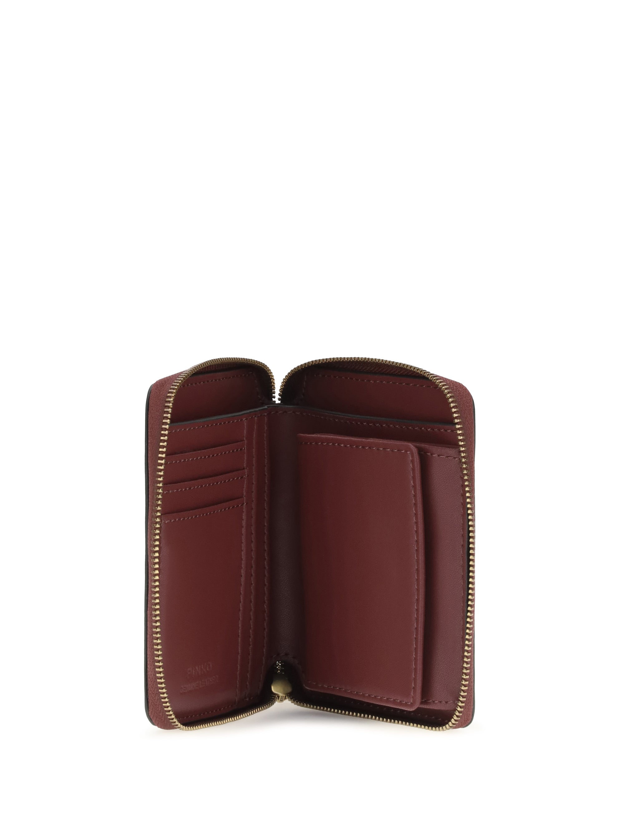 leather zip-around wallet