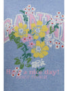 flowers wool sweater