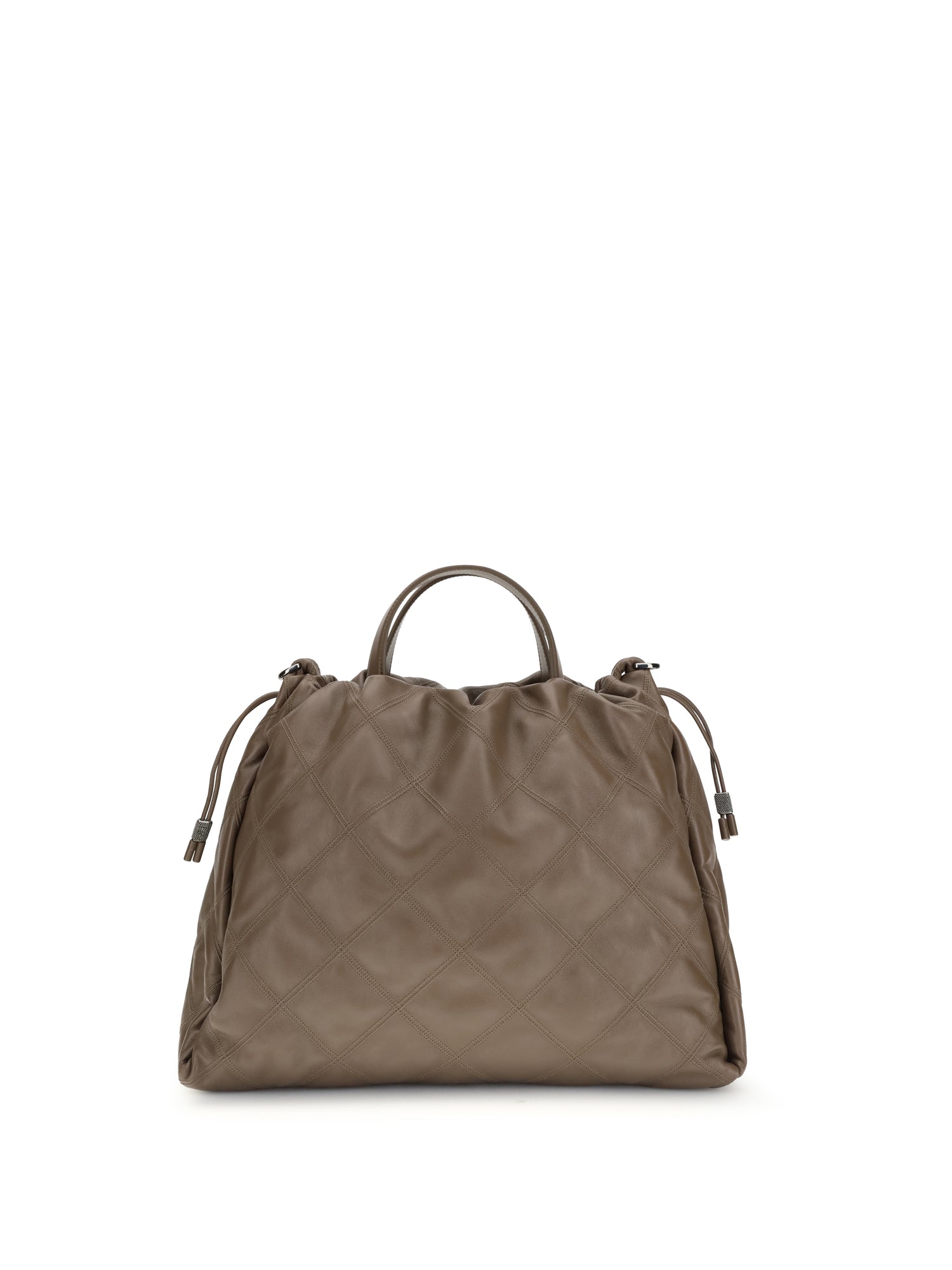 BRUNELLO CUCINELLI OS large quilted mellow handbag