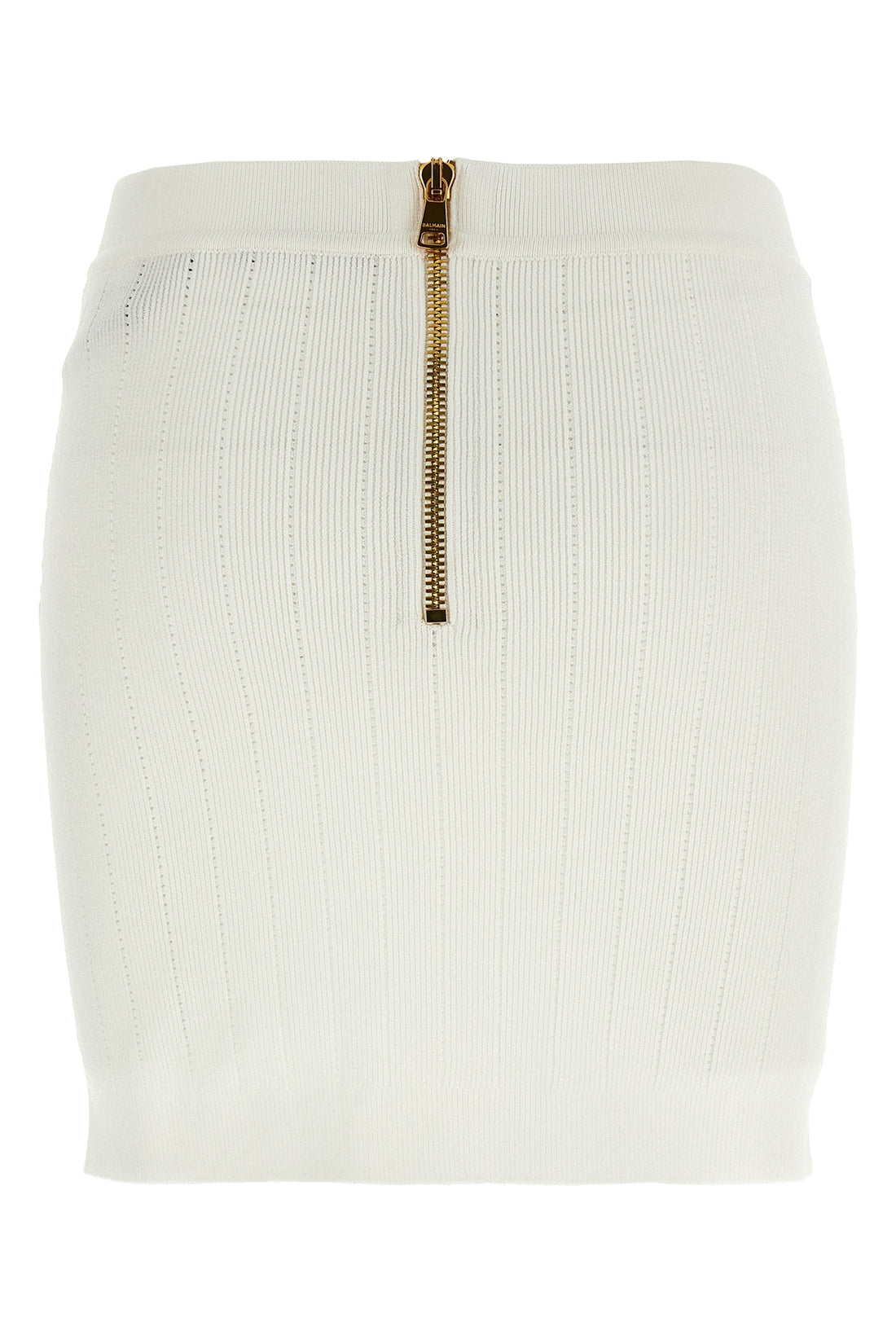 BALMAIN 38 stretch viscose blend skirt