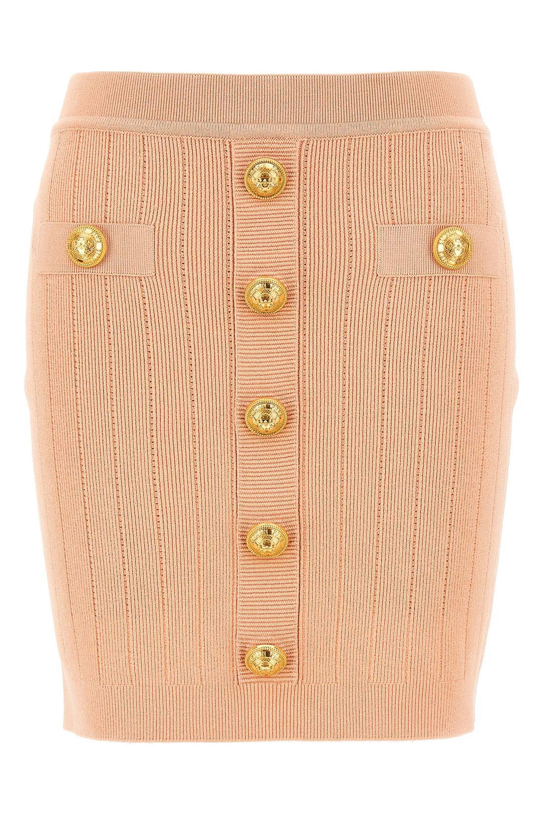 BALMAIN 40 stretch viscose blend skirt