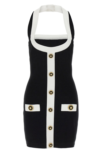 dress in stretch viscose blend