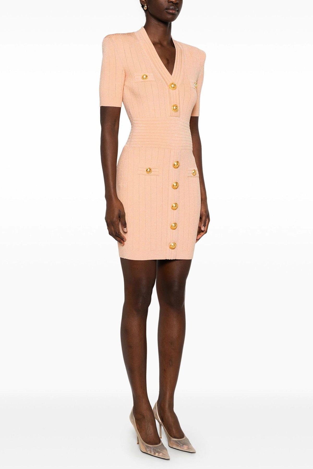ribbed knit dress