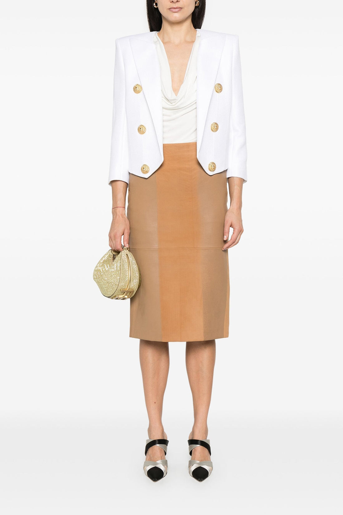 BALMAIN 40 viscose blazer