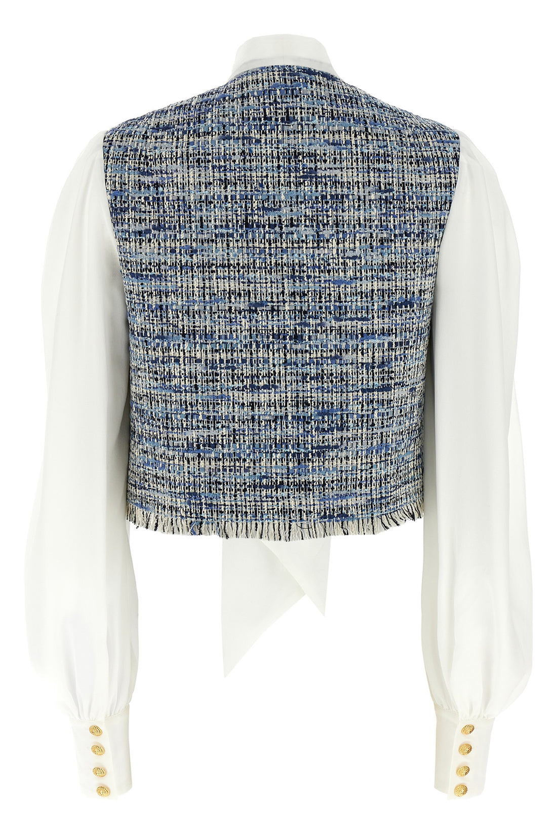BALMAIN 34 crepe de chine shirt