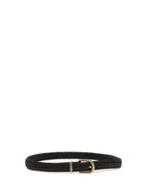 BRUNELLO CUCINELLI L braided stretch leather belt