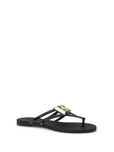 DOLCE & GABBANA 36 logo rubber sandals