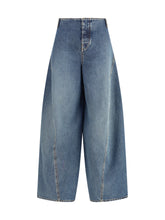 ALAIA 36 cargo trousers in denim