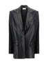 MAGDA BUTRYM 34 leather blazer jacket