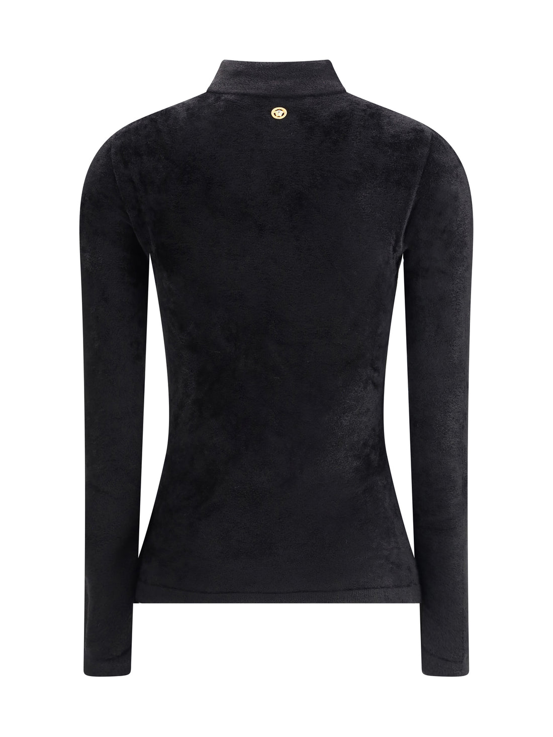 VERSACE 40 chenille top with half nec