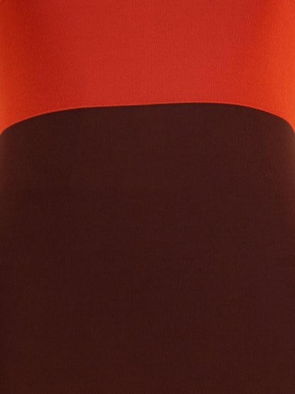 FENDI 42 long knit dress