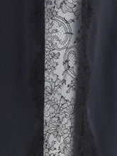 TOM FORD 42 satin skirt with lace details