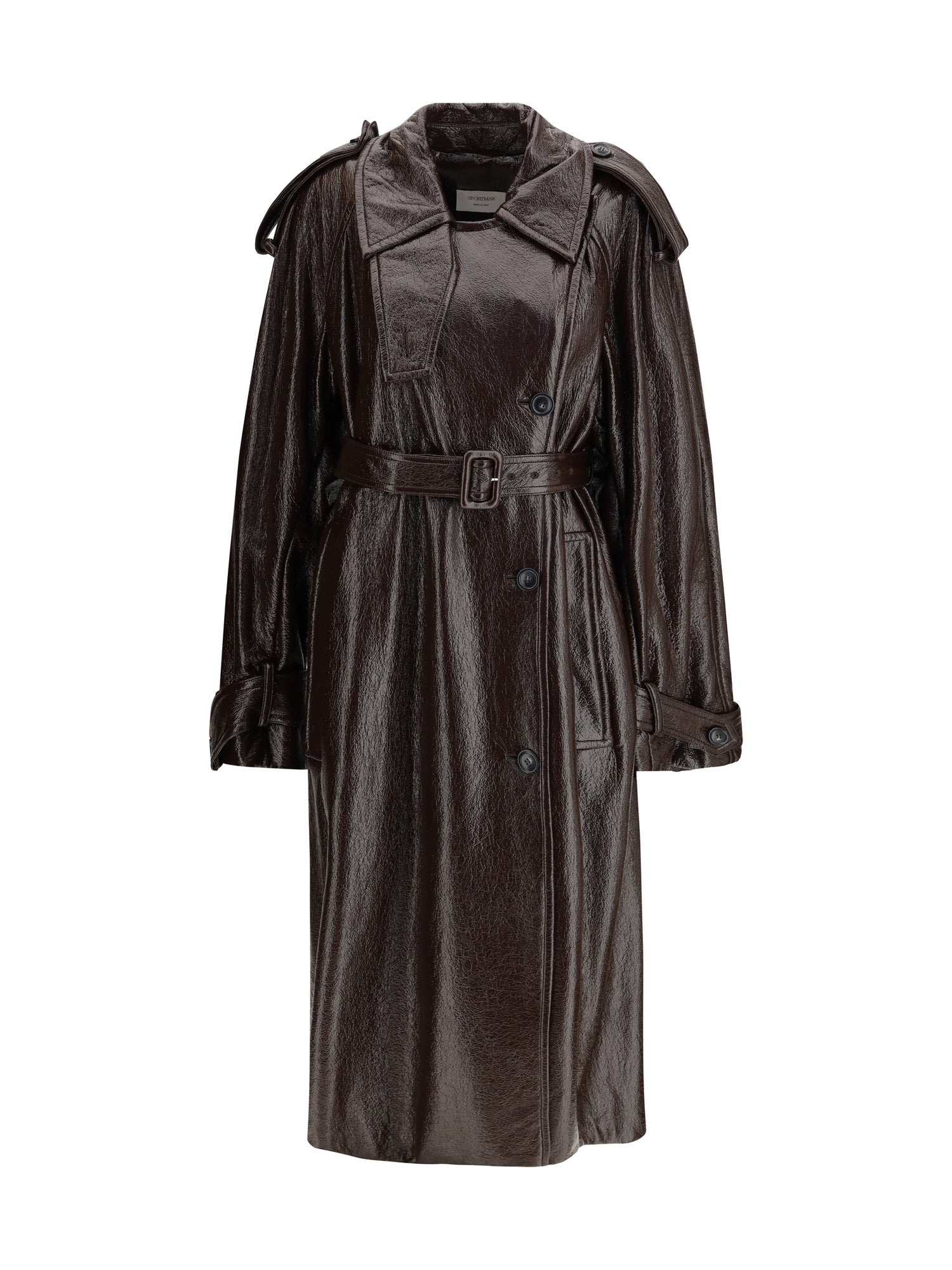 MAX MARA SPORTMAX 42 bairo long trench coat