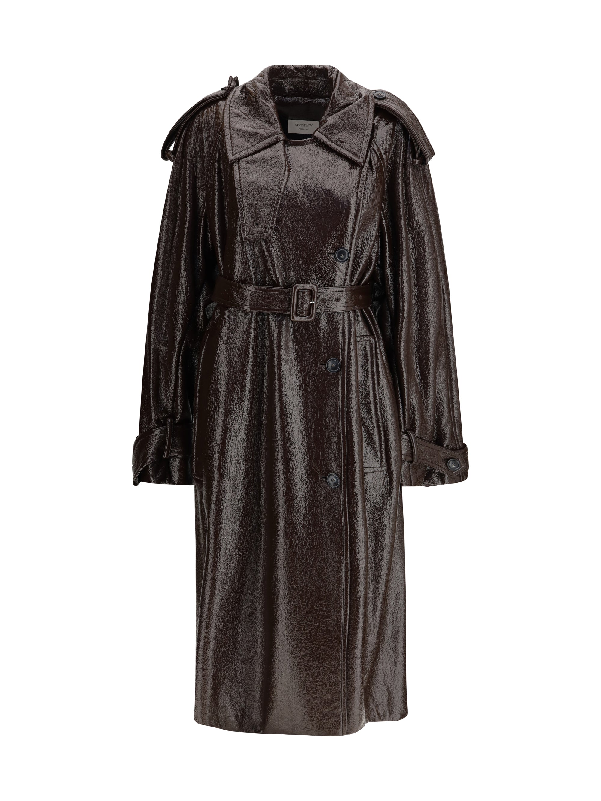 MAX MARA SPORTMAX 42 bairo long trench coat