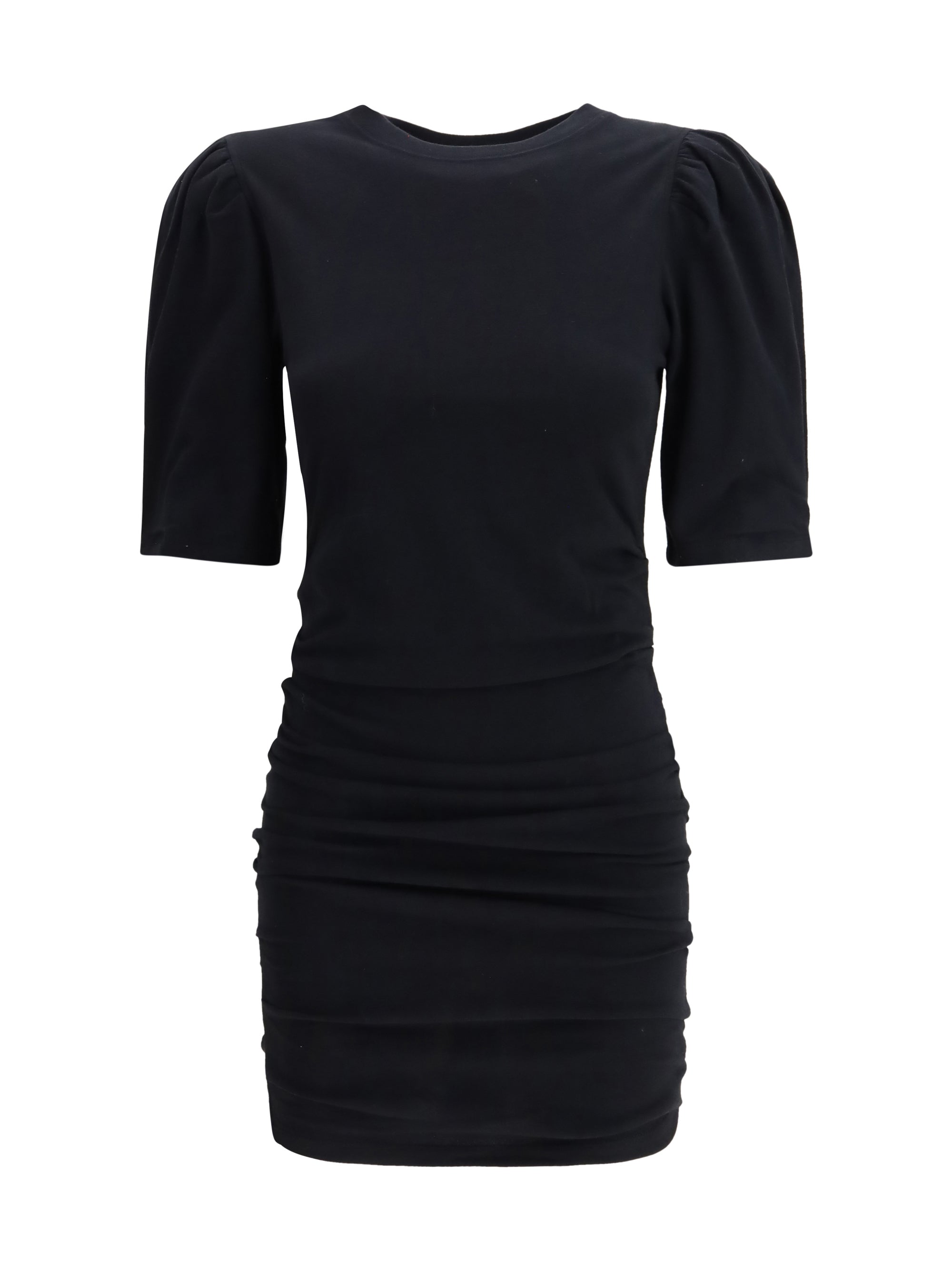 mini dress in stretch cotton