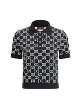 GUCCI S gg wool jacquard polo top 