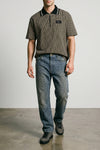 jacquard cotton polo shirt